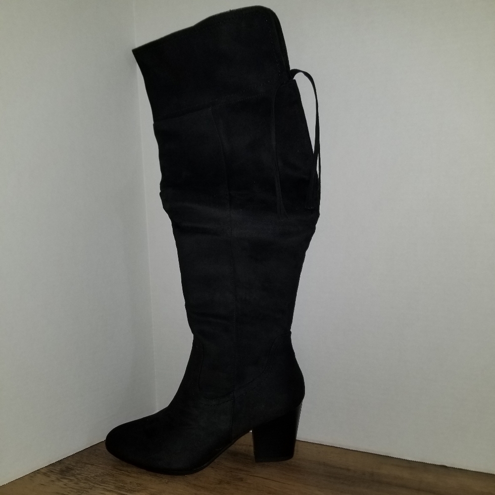 Ashley Geller Black heeled boots Size 9 women - Picture 5 of 5